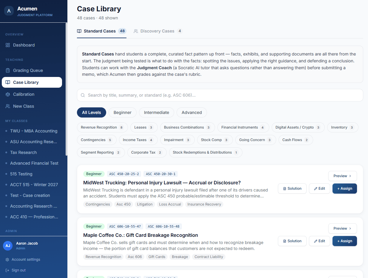 Case Library
